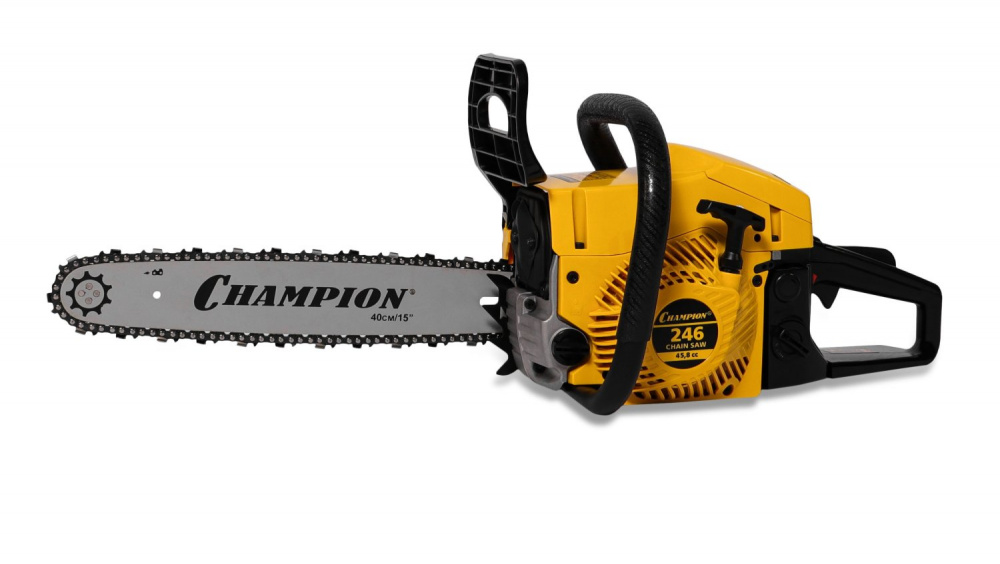 Бензопила CHAMPION 246-15"-0,325-1,3-64 (1,9кВт 45,8см.кб. легкий старт 5,4кг.)